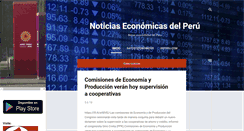 Desktop Screenshot of economia.deperu.com