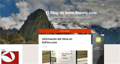 Desktop Screenshot of deperu.com.pe