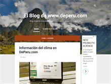Tablet Screenshot of deperu.com.pe